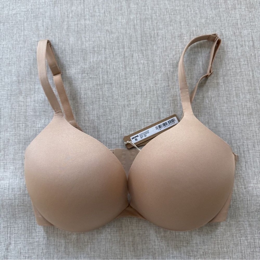 SKIMS Kim K. Ultimate Collection #B4 Push Up Plunge Bra BR-UWR-1881 sand 32A #B5